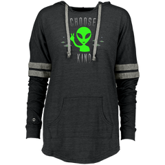 Alien peace CHOOSE KIND  kind alien anti bullying Ladies Hooded