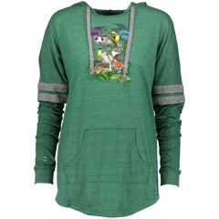 ANIMAL SAFARI - panda - tiger - cheetah - monkey Ladies Hooded
