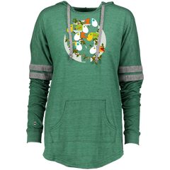 Assorted Colorful Tropical Toucan Birds Ladies Hooded