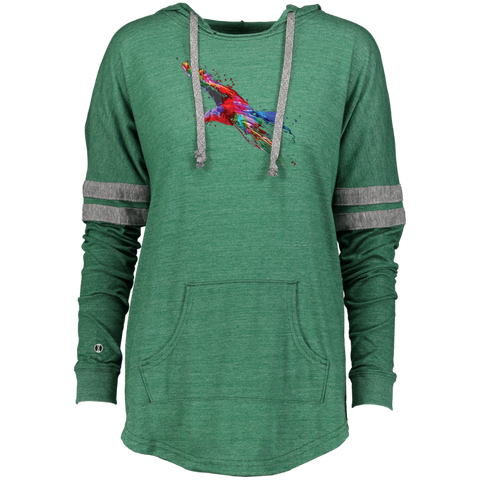 Beautiful Bird Graphic Bird Digital Art Ladies Hooded