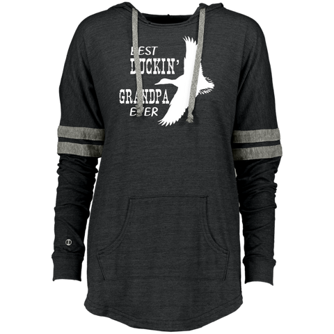 Best Duckin_ Grandpa Ever  Hunters Love Duck Father Ladies Hooded