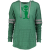 Image of Big Alien Hello  Emoticon Martian UFO Smile Ladies Hooded