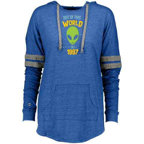 20 Years Old Geek Alien Happy Birthday Gift Since 1997 Ladies Hooded