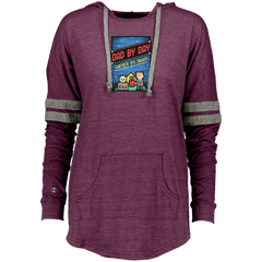 8 bit Video Games Graphic Design  Gamer Dads T Shirt Holloway Ladies Hooded