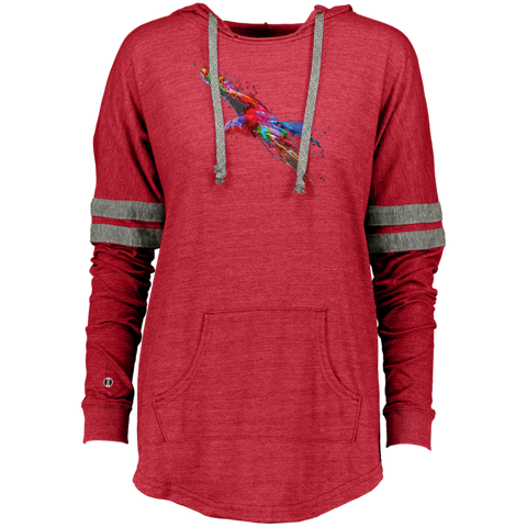 Beautiful Bird Graphic Bird Digital Art Ladies Hooded