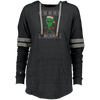Image of Believe Alien Elf Ugly Christmas Sweater Style Ladies Hooded