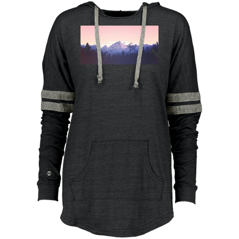 Beautiful Mountain Scene Ladies Hooded