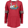 Image of Beautiful Floating Swan   Baby chicks Swan Lovers Ladies Hooded