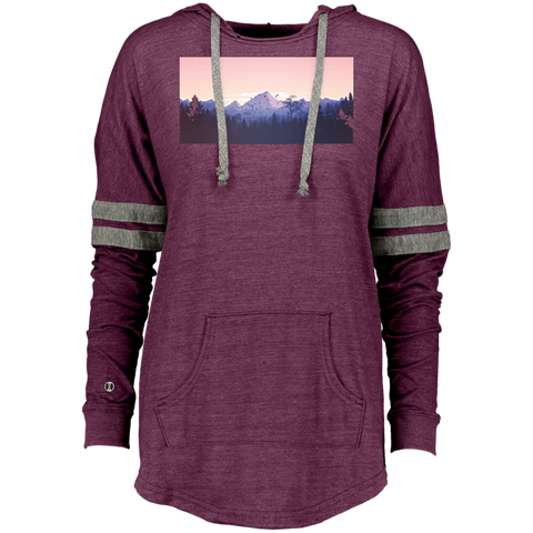 Beautiful Mountain Scene Ladies Hooded