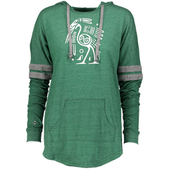 Aztec  Mexican Empire Mayan Culture Mythic Bird Ladies Hooded