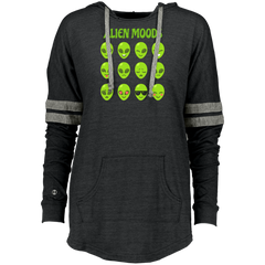 Alien Moods Emoticon Space Man Little Green Men Ladies Hooded