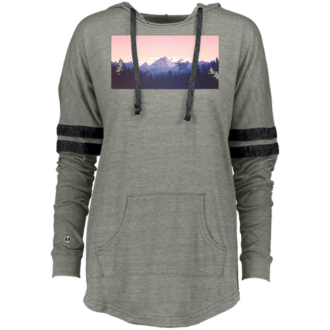 Beautiful Mountain Scene Ladies Hooded