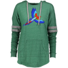 Image of Be A Maverick  Colorful Bird Design Ladies Hooded