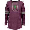 Image of Believe Alien Elf Ugly Christmas Sweater Style Ladies Hooded