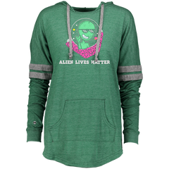 Alien Lives Matter Funny Alien  From outer space Ladies Hooded
