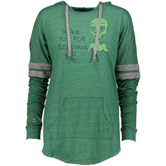 Alien Thank you for believing in me graphic Ladies Hooded