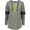 Image of 21 Years Old Geek Alien Happy Birthday Gift Since 1996 Ladies Hooded