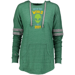 16 Years Old Geek Alien Happy Birthday Gift Since 2001 Ladies Hooded