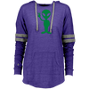 Image of Big Alien Hello  Emoticon Martian UFO Smile Ladies Hooded