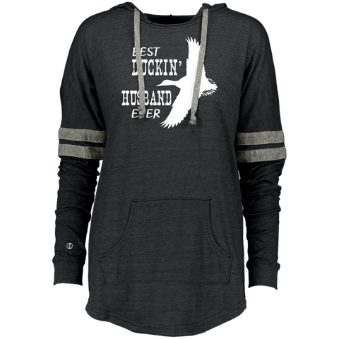 Best Duckin_ Husband Ever  Hunters Love Duck Father Ladies Hooded