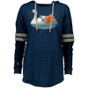 Image of Beautiful Floating Swan   Baby chicks Swan Lovers Ladies Hooded