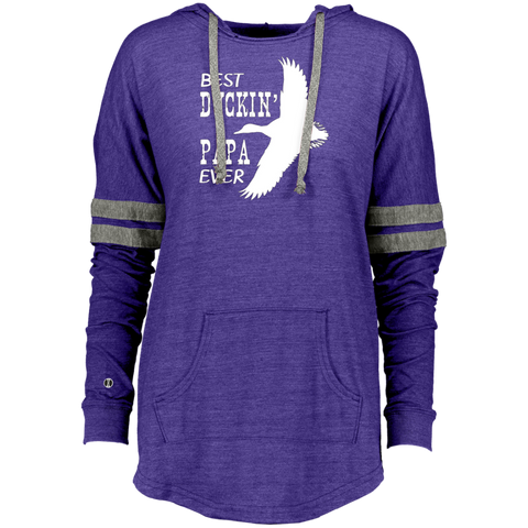 Best Duckin_ Papa Ever  Hunters Love Duck Father Ladies Hooded