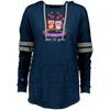 Image of 22nd Wedding Anniversary for Couple that love owl Ladies Hooded