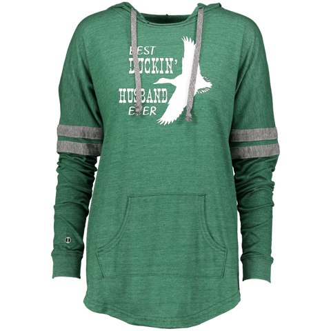 Best Duckin_ Husband Ever  Hunters Love Duck Father Ladies Hooded