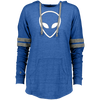 Image of Alien Head Pocket Graphic Ladies Hooded