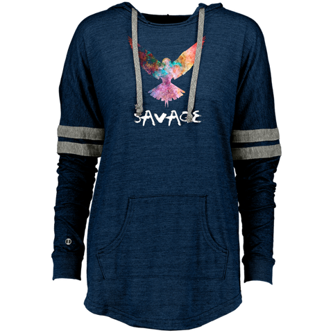 Be a Maverick - Be a Savage - Bird in Flight Ladies Hooded