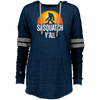 Image of Believe In The Yeti Sasquatch Ladies Hooded