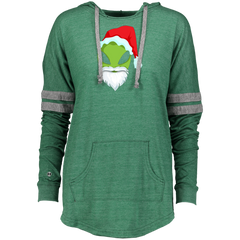 Alien Santa  - Father Christmas Santa Claus Alien Ladies Hooded
