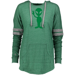 Alien Peace Sign Ladies Hooded