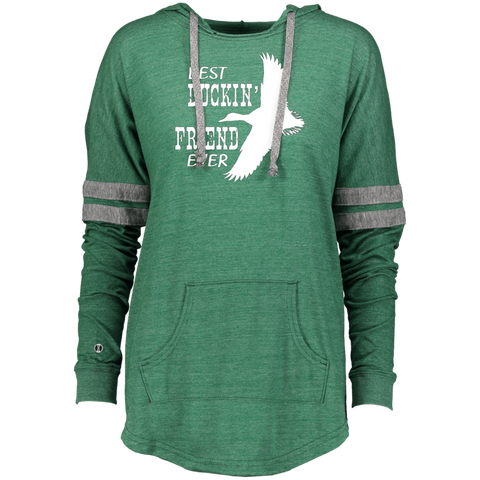 Best Duckin_ Friend Ever  Hunters Love Duck Brother Ladies Hooded