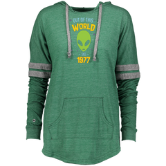 40 Years Old Geek Alien Happy Birthday Gift Since 1977 Ladies Hooded