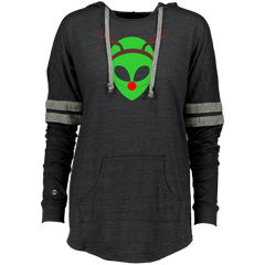 Alien Reindeer Christmas Roswell Area 51 UFO Ladies Hooded