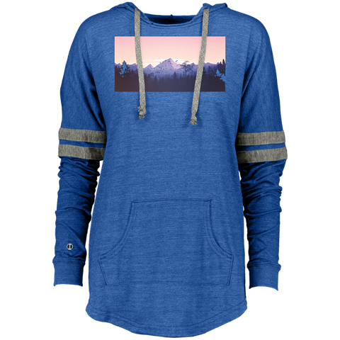 Beautiful Mountain Scene Ladies Hooded