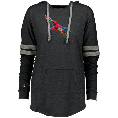 Beautiful Bird Graphic Bird Digital Art Ladies Hooded