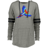 Image of Be A Maverick  Colorful Bird Design Ladies Hooded