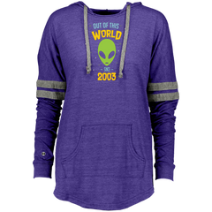 14 Years Old Geek Alien Happy Birthday Gift Since 2003 Ladies Hooded