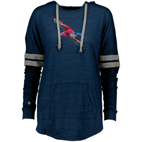 Beautiful Bird Graphic Bird Digital Art Ladies Hooded