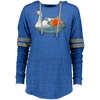 Image of Beautiful Floating Swan   Baby chicks Swan Lovers Ladies Hooded