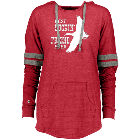 Best Duckin_ Friend Ever  Hunters Love Duck Brother Ladies Hooded