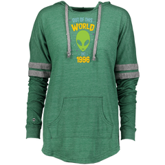 21 Years Old Geek Alien Happy Birthday Gift Since 1996 Ladies Hooded
