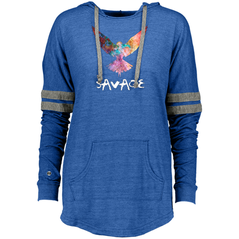 Be a Maverick - Be a Savage - Bird in Flight Ladies Hooded