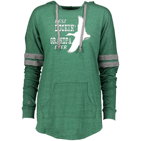 Best Duckin_ Grandpa Ever  Hunters Love Duck Father Ladies Hooded