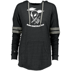 Alien Roswell Spaceship UFO Run Earthlings Ladies Hooded
