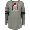 Image of Believe Alien Santa Claus Hat Ugly Christmas Ladies Hooded
