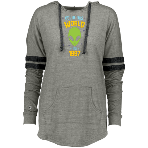 20 Years Old Geek Alien Happy Birthday Gift Since 1997 Ladies Hooded