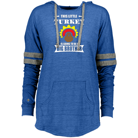 Big Brother Thanksgiving  Pregnancy Announcement Ladies Hooded